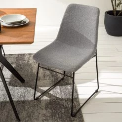 Fredriks Chaise capitonnée Molong - Tissu / Métal - Gris / Noir 16 Fredriks Chaise capitonnée Molong - Tissu / Métal - Gris / Noir -Chaises Soldes 2022 1000161907 200211 15372500002 MOOD DETAILS P000000001000161907 mood