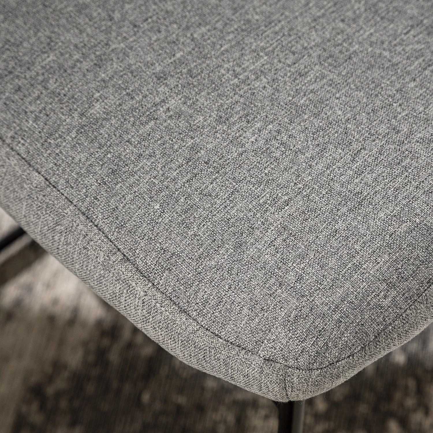 Fredriks Chaise capitonnée Molong - Tissu / Métal - Gris / Noir 12 Fredriks Chaise capitonnée Molong - Tissu / Métal - Gris / Noir – Image 10