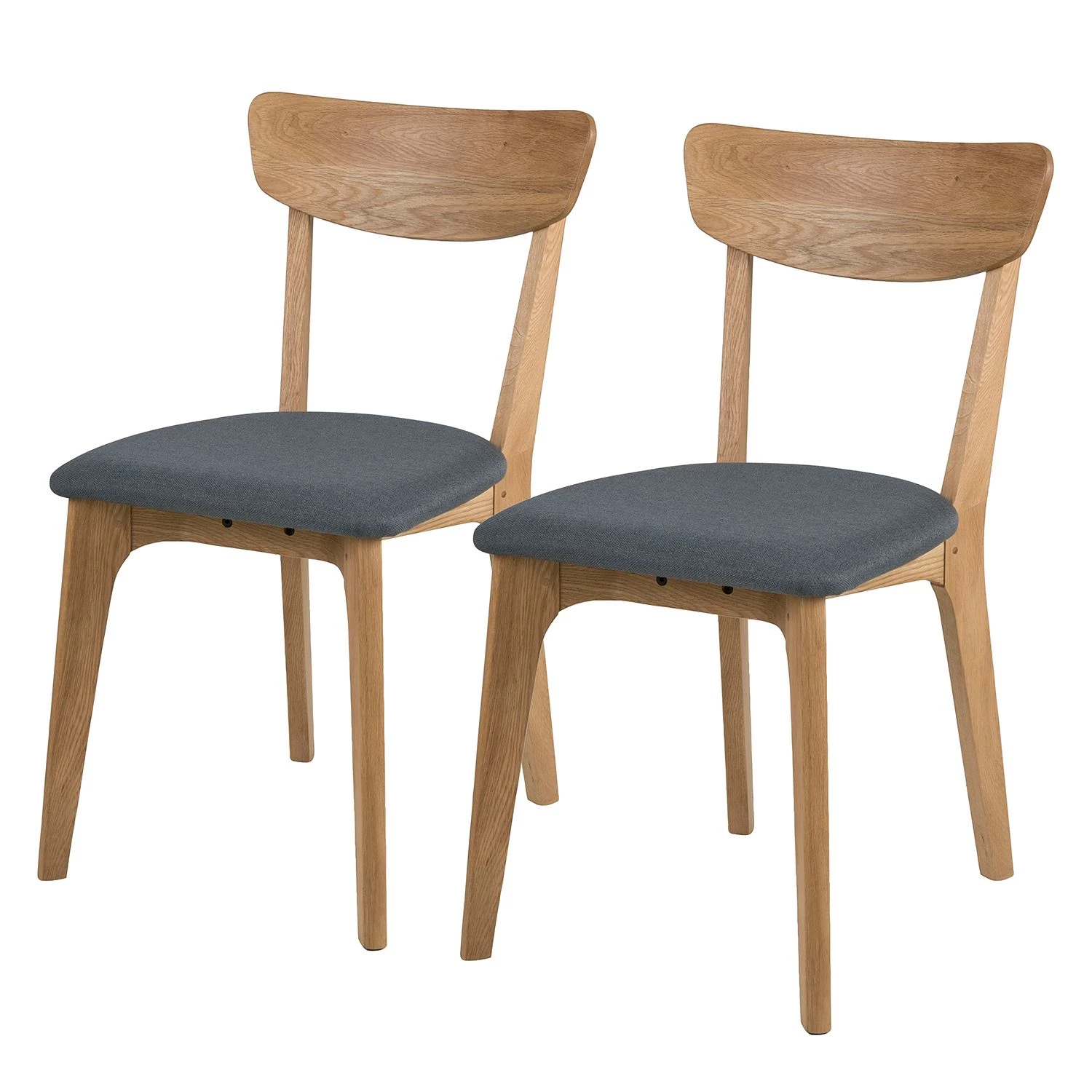 Mørteens Chaises Wingen (lot de 2) - Gris 3 Mørteens Chaises Wingen (lot de 2) - Gris