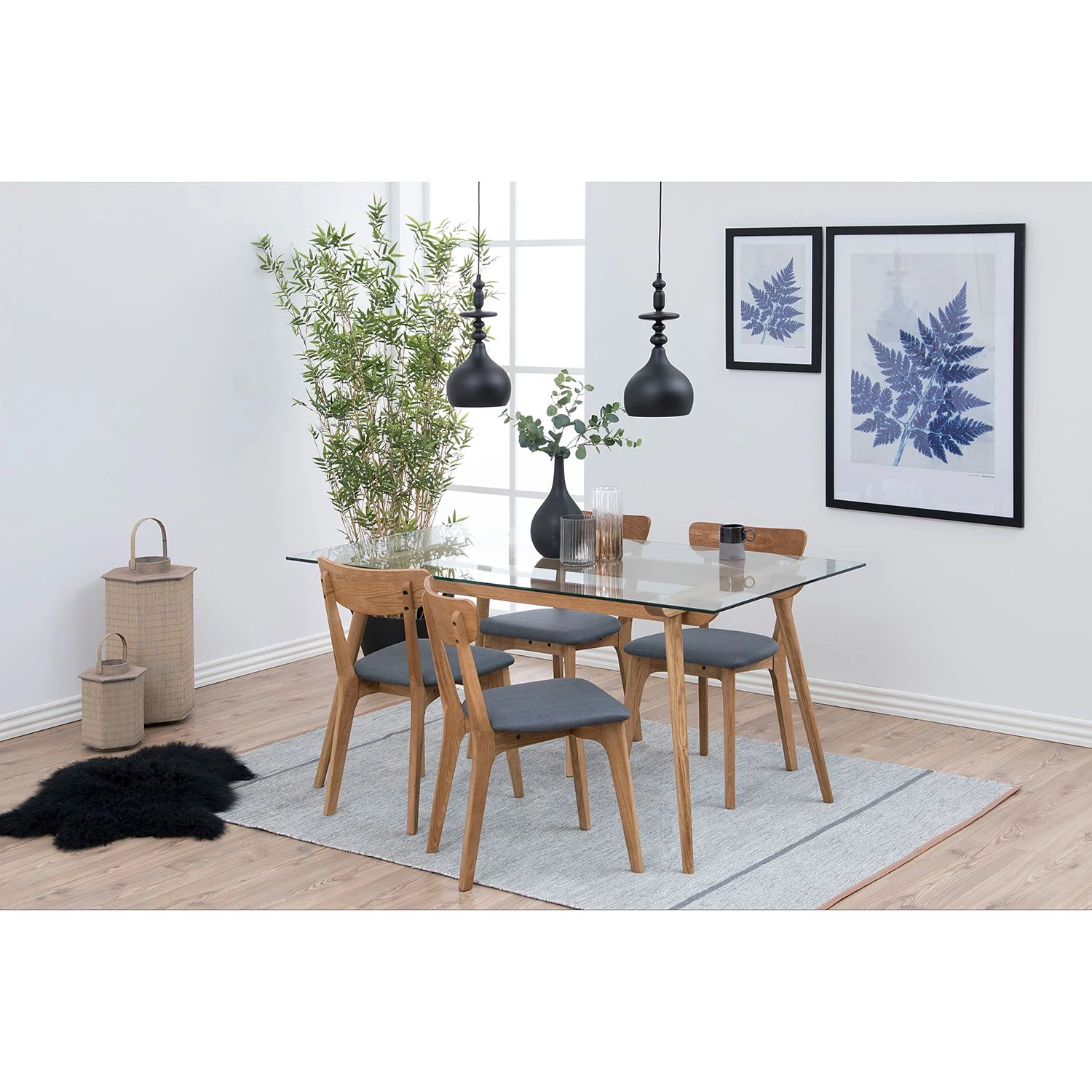 Mørteens Chaises Wingen (lot de 2) - Gris 4 Mørteens Chaises Wingen (lot de 2) - Gris – Image 2