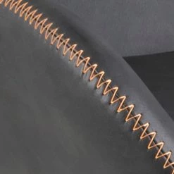 Ars manufacti Chaises à accoudoirs Kia (lot de 2) - Imitation cuir / Métal - Gris foncé / Noir -Chaises Soldes 2022 1000163190 190315 15245400048 GALLERYIMAGES P000000001000163190