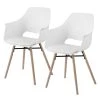 Mørteens Chaises à accoudoirs Camara (lot de 2) - Blanc -Chaises Soldes 2022 1000163191 190315 15245500050 IMAGE P000000001000163191