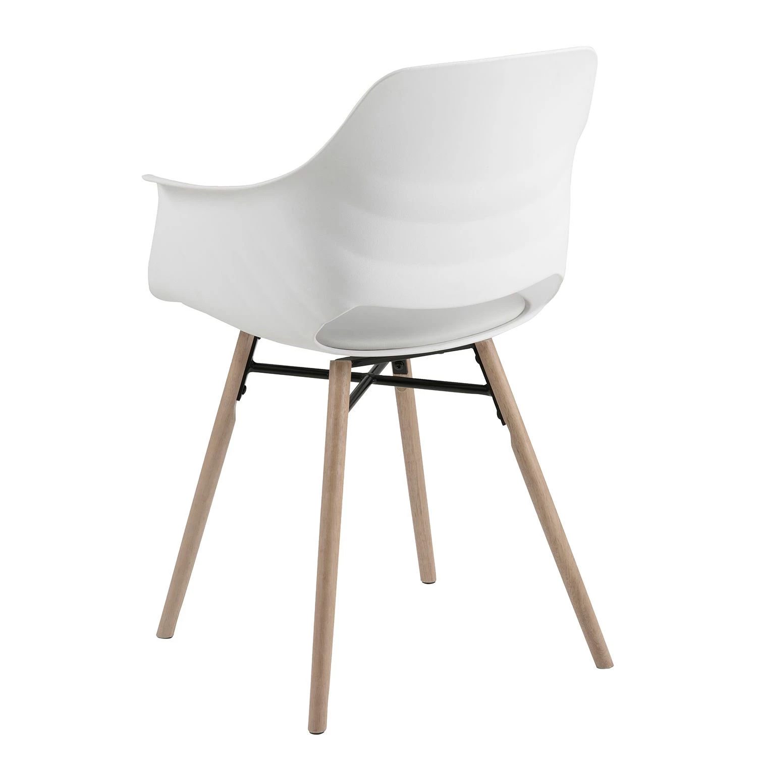 Mørteens Chaises à accoudoirs Camara (lot de 2) - Blanc 6 Mørteens Chaises à accoudoirs Camara (lot de 2) - Blanc – Image 4
