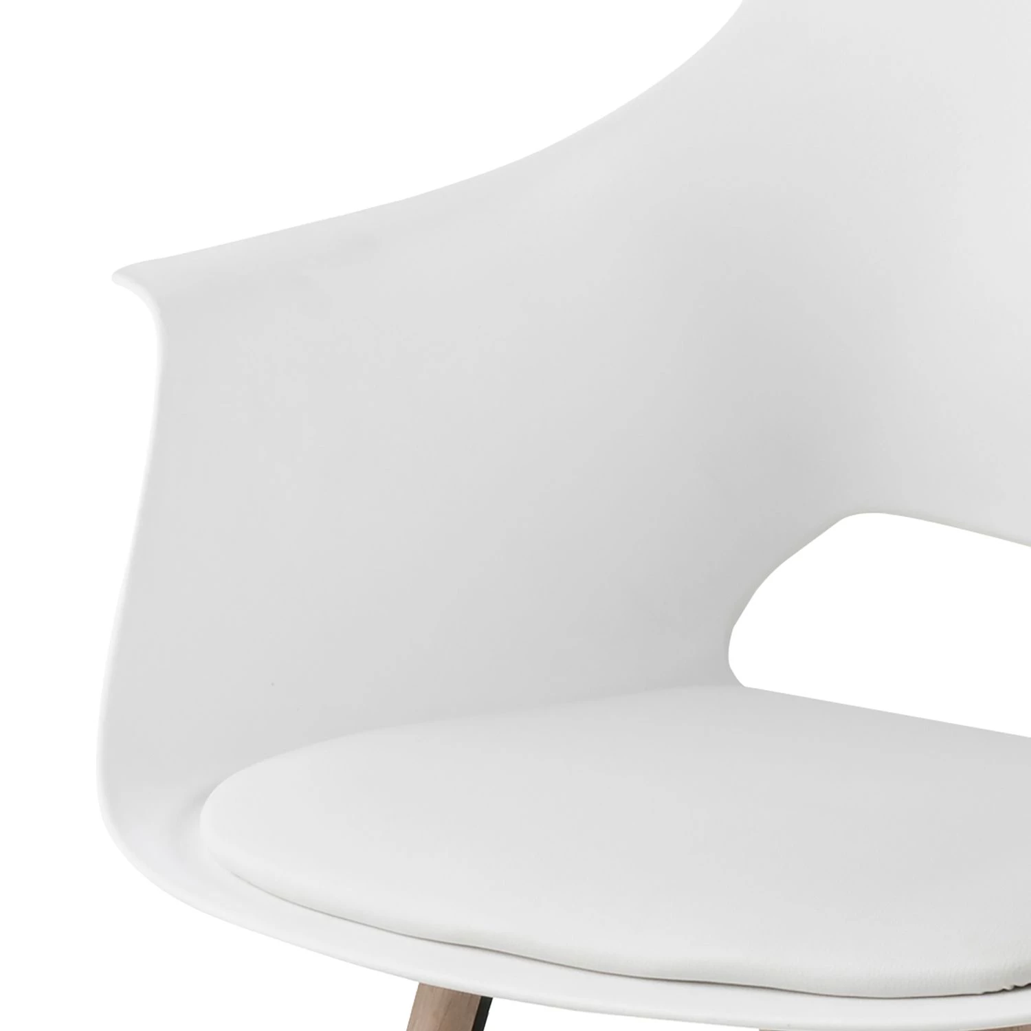 Mørteens Chaises à accoudoirs Camara (lot de 2) - Blanc 9 Mørteens Chaises à accoudoirs Camara (lot de 2) - Blanc – Image 7
