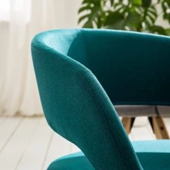 Mørteens Chaise à accoudoirs Buggio - Tissu / Hévéa massif - Tissu Cors: Pétrole - 1 chaise 44 Mørteens Chaise à accoudoirs Buggio - Tissu / Hévéa massif - Tissu Cors: Pétrole - 1 chaise -Chaises Soldes 2022 1000164525 210208 08242400029 DETAILS P000000001000164525