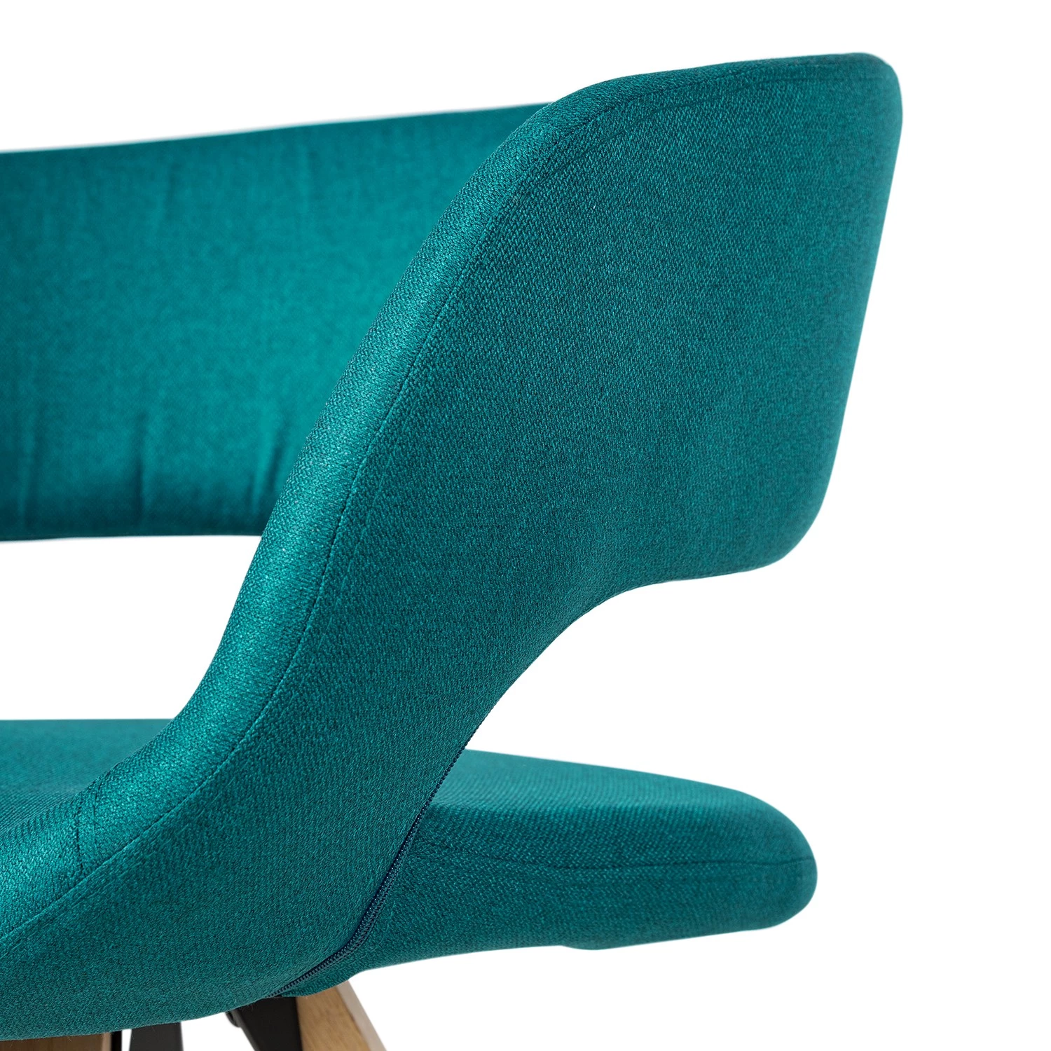 Mørteens Chaise à accoudoirs Buggio - Tissu / Hévéa massif - Tissu Cors: Pétrole - 1 chaise 12 Mørteens Chaise à accoudoirs Buggio - Tissu / Hévéa massif - Tissu Cors: Pétrole - 1 chaise – Image 10