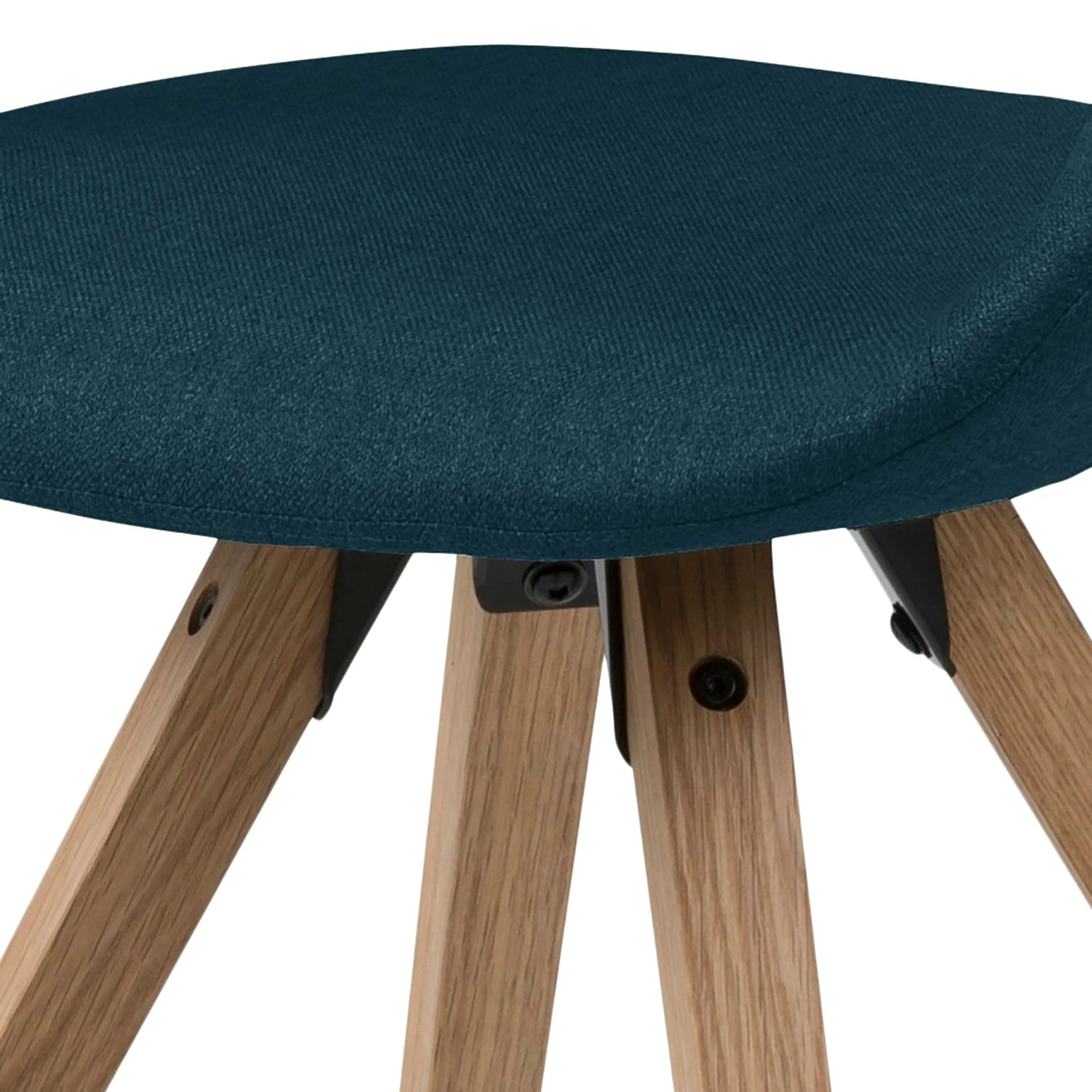 Mørteens Chaise à accoudoirs Buggio - Tissu / Hévéa massif - Tissu Cors: Bleu jean - 1 chaise 11 Mørteens Chaise à accoudoirs Buggio - Tissu / Hévéa massif - Tissu Cors: Bleu jean - 1 chaise – Image 9