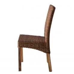 Wolf-Möbel Chaises Bali II (lot de 2) - Rotin / Bois de suar massif - Marron / Suar -Chaises Soldes 2022 1000164657 190822 11012900009 DETAILS P000000001000164657