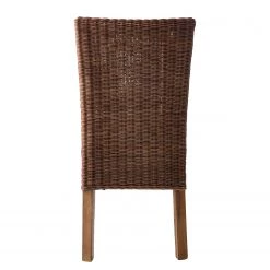 Wolf-Möbel Chaises Bali II (lot de 2) - Rotin / Bois de suar massif - Marron / Suar -Chaises Soldes 2022 1000164657 190822 11012900010 DETAILS P000000001000164657