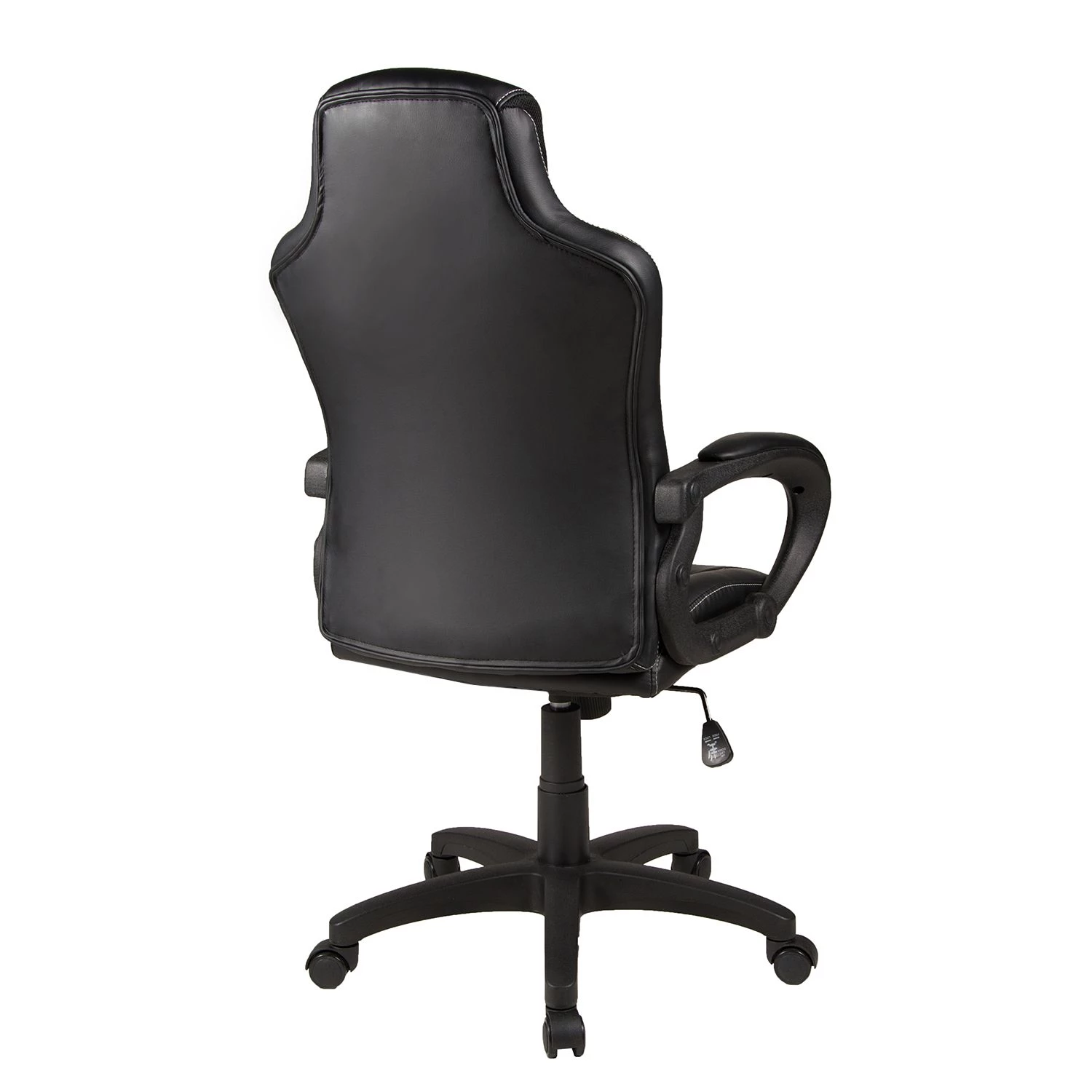 Duo Collection Fauteuil de direction Joris - Imitation cuir / Matière plastique - Noir 7 Duo Collection Fauteuil de direction Joris - Imitation cuir / Matière plastique - Noir – Image 5