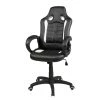 Duo Collection Gaming Chair Fabio - Imitation cuir / Matière plastique - Noir / Blanc