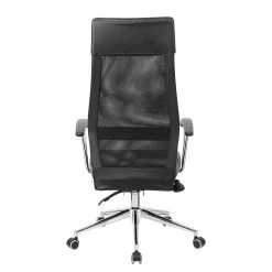 Duo Collection Chaise bureau pivotante ProfiSit Thar - Imitation cuir / Métal - Noir - Chrome -Chaises Soldes 2022 1000168574 190403 07190200040 GALLERYIMAGES P000000001000168574