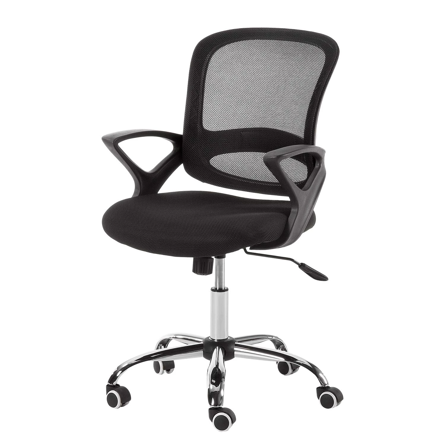 Loftscape Chaise pivotante Douglin - Mesh / Matière plastique - Noir / Argenté 3 Loftscape Chaise pivotante Douglin - Mesh / Matière plastique - Noir / Argenté