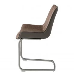 Fredriks Chaises cantilever Saval III (lot de 2) - Imitation cuir / Acier inoxydable - Marron vintage 20 Fredriks Chaises cantilever Saval III (lot de 2) - Imitation cuir / Acier inoxydable - Marron vintage -Chaises Soldes 2022 1000169676 191004 07033400025 DETAILS P000000001000169676