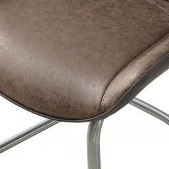 Fredriks Chaises cantilever Saval III (lot de 2) - Imitation cuir / Acier inoxydable - Marron vintage 23 Fredriks Chaises cantilever Saval III (lot de 2) - Imitation cuir / Acier inoxydable - Marron vintage -Chaises Soldes 2022 1000169676 191004 07033400028 DETAILS P000000001000169676