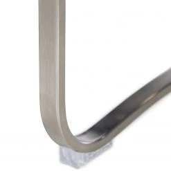 Fredriks Chaises cantilever Ratos (lot de 2) - Imitation cuir / Acier inoxydable - Noir -Chaises Soldes 2022 1000169678 220404 036 DETAILS P000000001000169678