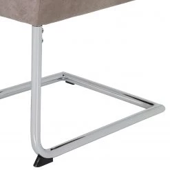 Loftscape Chaises cantilever Lopten II (lot de 2) - Imitation cuir / Acier - Chrome -Chaises Soldes 2022 1000171105 190418 11493400110 GALLERYIMAGES P000000001000171105