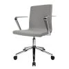 Topstar Chaise de bureau Cube III - Tissu / Acier - Chrome - Gris clair -Chaises Soldes 2022 1000173785 190517 10330100009 IMAGE P000000001000173785