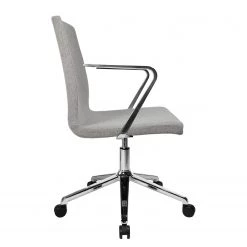 Topstar Chaise de bureau Cube III - Tissu / Acier - Chrome - Gris clair -Chaises Soldes 2022 1000173785 190517 10330100011 GALLERYIMAGES P000000001000173785