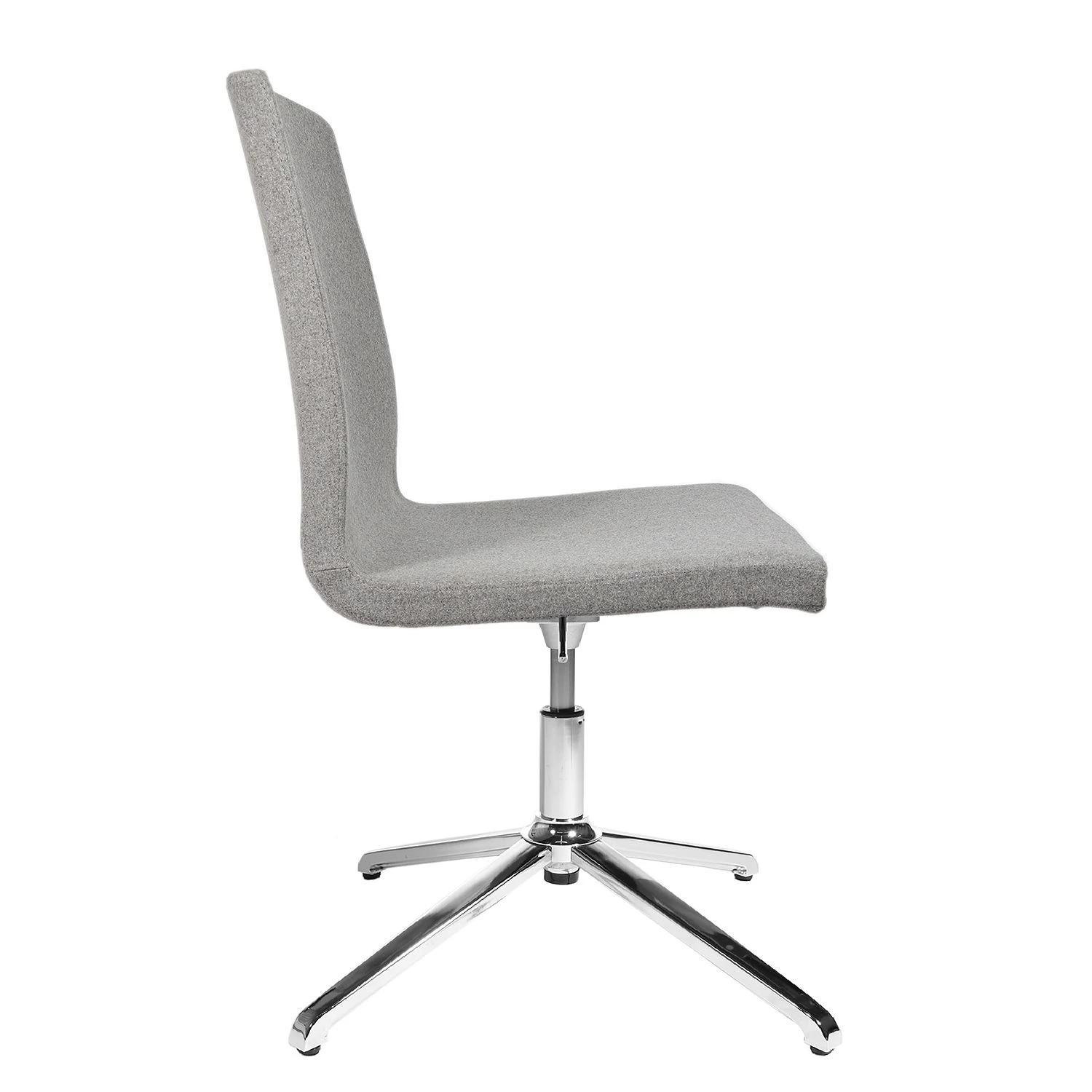 Topstar Chaise de bureau Cube I - Tissu / Acier - Chrome - Gris clair 6 Topstar Chaise de bureau Cube I - Tissu / Acier - Chrome - Gris clair – Image 4