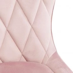 Kare Design Chaise capitonnée Black Marshall - Velours / Hêtre massif - Rose / Noir -Chaises Soldes 2022 1000174200 190515 06332600137 GALLERYIMAGES P000000001000174200