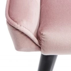 Kare Design Chaise capitonnée Black Marshall - Velours / Hêtre massif - Rose / Noir -Chaises Soldes 2022 1000174200 190515 06332600138 GALLERYIMAGES P000000001000174200