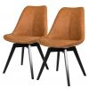 Tenzo Chaises Gina VII (lot de 2) - Imitation cuir / Chêne massif - Cognac / Noir 2 Tenzo Chaises Gina VII (lot de 2) - Imitation cuir / Chêne massif - Cognac / Noir -Chaises Soldes 2022 1000175514 190614 06463800035 IMAGE P000000001000175514