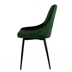 Tenzo Chaises capitonnées Lex (lot de 2) - Velours / Fer - Noir - Vert 9 Tenzo Chaises capitonnées Lex (lot de 2) - Velours / Fer - Noir - Vert -Chaises Soldes 2022 1000175521 190614 06464000064 GALLERYIMAGES P000000001000175521
