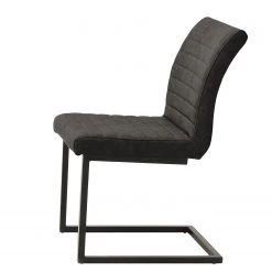Ars manufacti Chaises cantilever Finga I (lot de 2) - Cuir synthétique Kasai: Gris - Noir 13 Ars manufacti Chaises cantilever Finga I (lot de 2) - Cuir synthétique Kasai: Gris - Noir -Chaises Soldes 2022 1000176437 201021 10343100114 DETAILS P000000001000176437