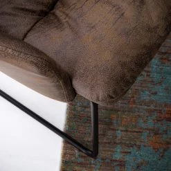 Red Living Chaise à accoudoirs Parks - Marron vintage -Chaises Soldes 2022 1000176445 210302 08272400028 DETAILS P000000001000176445