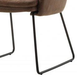 Red Living Chaise à accoudoirs Parks - Marron vintage -Chaises Soldes 2022 1000176445 210302 08273000031 DETAILS P000000001000176445