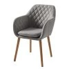 Mørteens Chaise à accoudoirs Amalis - Tissu / Chêne massif - Gris / Chêne 2 Mørteens Chaise à accoudoirs Amalis - Tissu / Chêne massif - Gris / Chêne -Chaises Soldes 2022 1000176578 191017 10280400008 IMAGE P000000001000176578