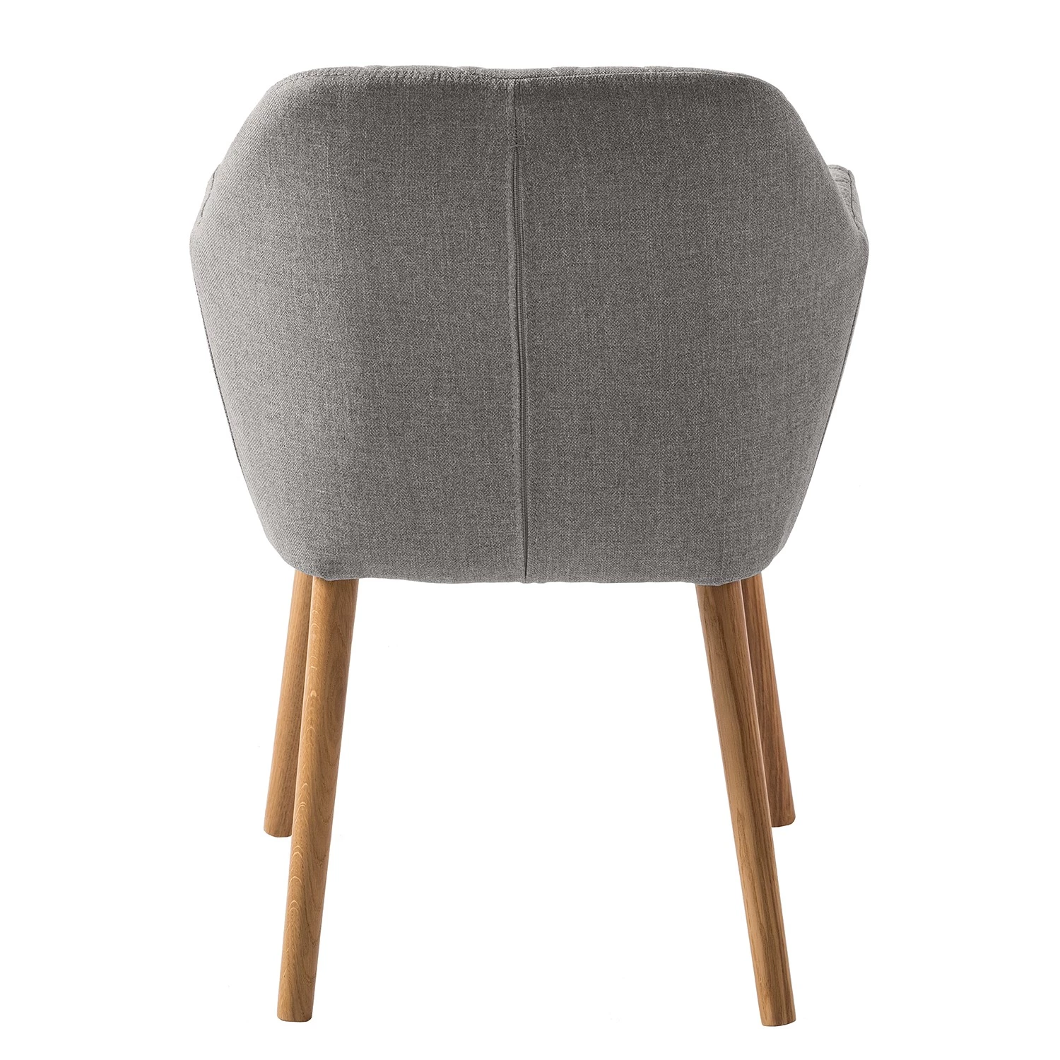 Mørteens Chaise à accoudoirs Amalis - Tissu / Chêne massif - Gris / Chêne 7 Mørteens Chaise à accoudoirs Amalis - Tissu / Chêne massif - Gris / Chêne – Image 5