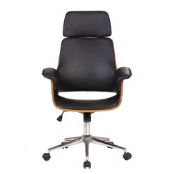 Studio Copenhagen Fauteuil de direction Zevia - Noir / Noyer -Chaises Soldes 2022 1000176736 190614 12073100211 GALLERYIMAGES P000000001000176736