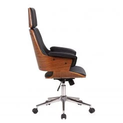 Studio Copenhagen Fauteuil de direction Zevia - Noir / Noyer -Chaises Soldes 2022 1000176736 190614 12073100212 GALLERYIMAGES P000000001000176736