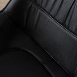 Studio Copenhagen Chaise de salle à manger Balimo - Cuir véritable / Métal - Noir -Chaises Soldes 2022 1000176738 190614 12073500236 GALLERYIMAGES P000000001000176738