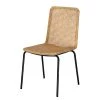 Ars manufacti Chaise Vina II - Rotin / Métal - Rotin / Noir
