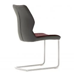 Fredriks Chaises cantilever Kiama (lot de 2) - Imitation cuir / Tissé à plat - Acier inoxydable - Bordeaux 9 Fredriks Chaises cantilever Kiama (lot de 2) - Imitation cuir / Tissé à plat - Acier inoxydable - Bordeaux -Chaises Soldes 2022 1000179020 190725 10291200061 DETAILS P000000001000179020