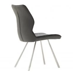 Fredriks Chaises Kiama (lot de 2) - Imitation cuir / Tissé à plat - Acier inoxydable - Anthracite 9 Fredriks Chaises Kiama (lot de 2) - Imitation cuir / Tissé à plat - Acier inoxydable - Anthracite -Chaises Soldes 2022 1000179024 190725 10291400076 DETAILS P000000001000179024