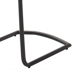 Fredriks Chaises cantilever Macapa (lot de 2) - Imitation cuir / Tissé à plat - Noir - Gris -Chaises Soldes 2022 1000179034 190725 10291900126 DETAILS P000000001000179034