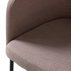 Mørteens Chaises à accoudoirs Menly - Tissu / Métal - Noir - Rose vieilli -Chaises Soldes 2022 1000179459 200121 14403100020 DETAILS P000000001000179459