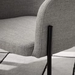 Mørteens Chaises à accoudoirs Menly - Tissu / Métal - Noir - Gris 28 Mørteens Chaises à accoudoirs Menly - Tissu / Métal - Noir - Gris -Chaises Soldes 2022 1000179460 200122 12294700018 DETAILS P000000001000179460