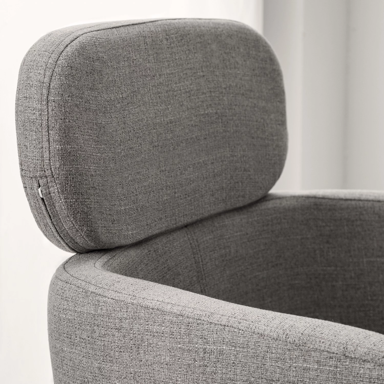 Mørteens Chaises à accoudoirs Menly - Tissu / Métal - Noir - Gris 15 Mørteens Chaises à accoudoirs Menly - Tissu / Métal - Noir - Gris – Image 13