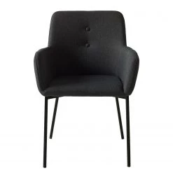 Mørteens Chaises à accoudoirs Mehle - Tissu / Métal - Noir - Anthracite 19 Mørteens Chaises à accoudoirs Mehle - Tissu / Métal - Noir - Anthracite -Chaises Soldes 2022 1000179467 200131 13342900042 DETAILS P000000001000179467