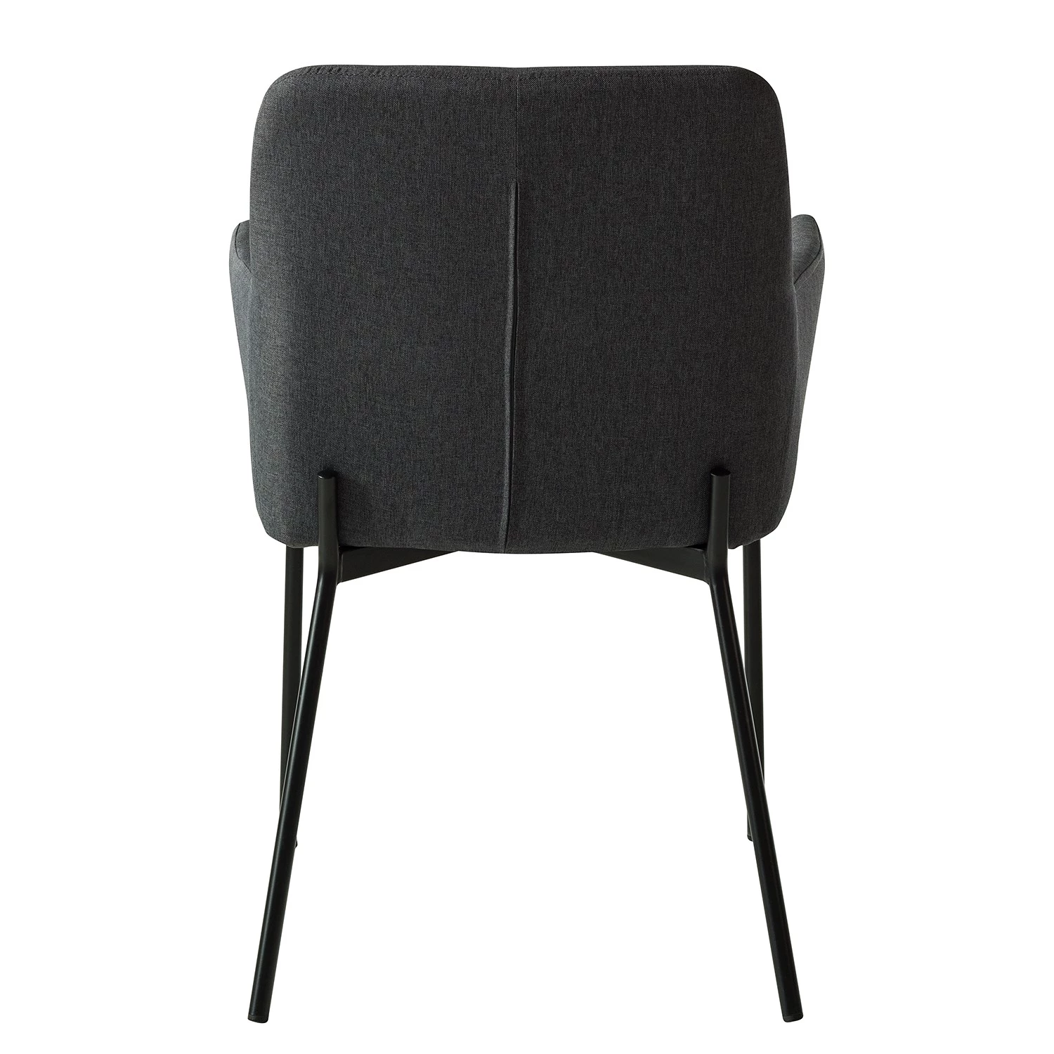 Mørteens Chaises à accoudoirs Mehle - Tissu / Métal - Noir - Anthracite 9 Mørteens Chaises à accoudoirs Mehle - Tissu / Métal - Noir - Anthracite – Image 7