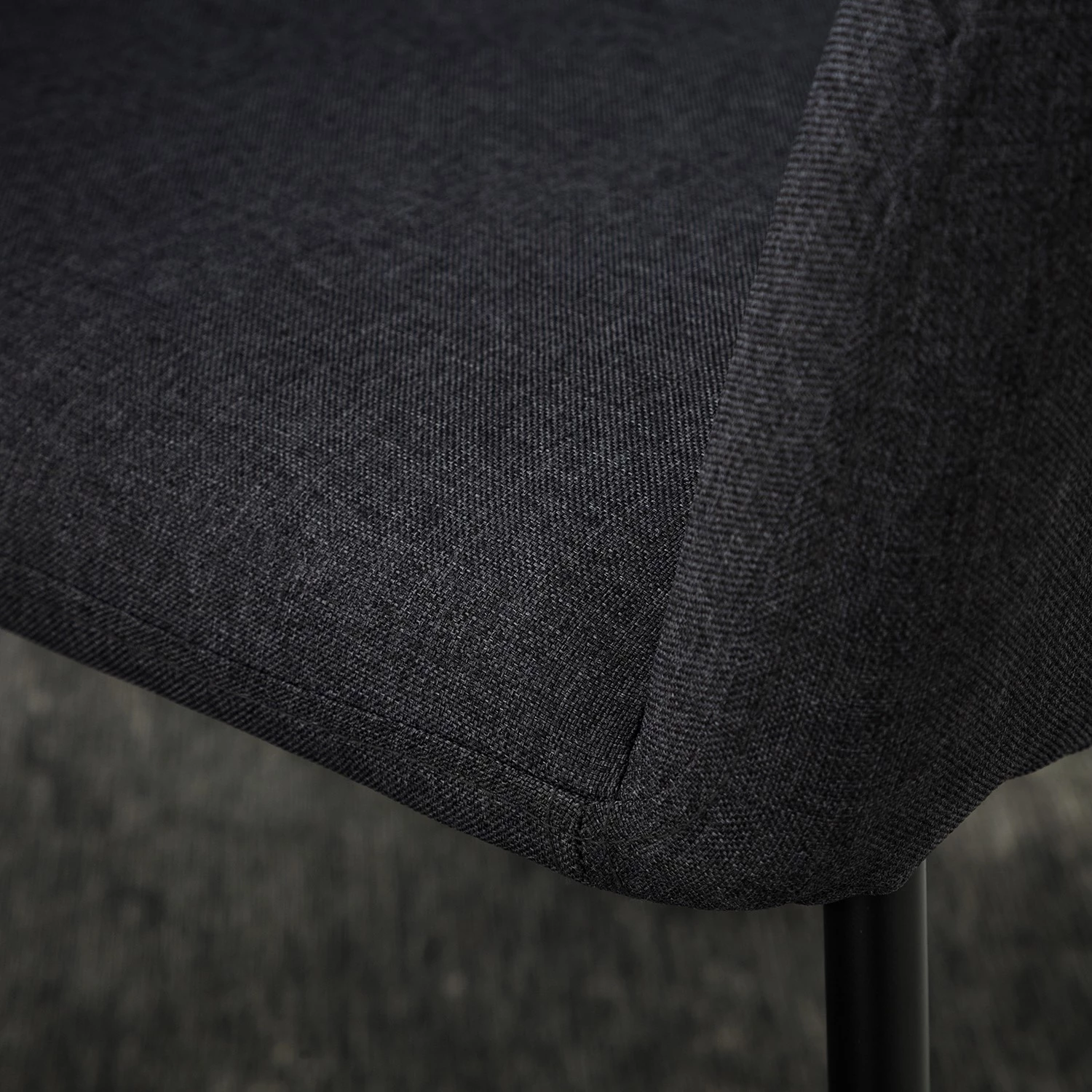 Mørteens Chaises à accoudoirs Mehle - Tissu / Métal - Noir - Anthracite 15 Mørteens Chaises à accoudoirs Mehle - Tissu / Métal - Noir - Anthracite – Image 13