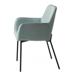 Mørteens Chaises à accoudoirs Mehle - Tissu / Métal - Noir - Vert menthe -Chaises Soldes 2022 1000179473 200131 13342900049 DETAILS P000000001000179473