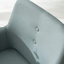 Mørteens Chaises à accoudoirs Mehle - Tissu / Métal - Noir - Vert menthe -Chaises Soldes 2022 1000179473 200310 11380700049 DETAILS P000000001000179473