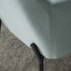 Mørteens Chaises à accoudoirs Mehle - Tissu / Métal - Noir - Vert menthe -Chaises Soldes 2022 1000179473 200310 11380700051 DETAILS P000000001000179473