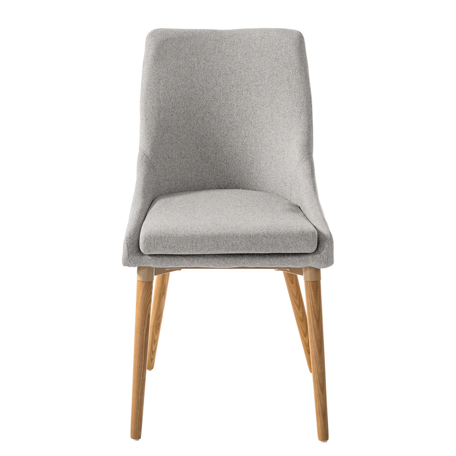 Mørteens Chaises Brea (lot de 2) - Tissu / Frêne massif - Frêne - Gris clair 7 Mørteens Chaises Brea (lot de 2) - Tissu / Frêne massif - Frêne - Gris clair – Image 5